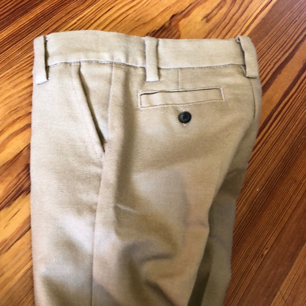 Janie & Jack 6-12m. Boys wool khaki trousers